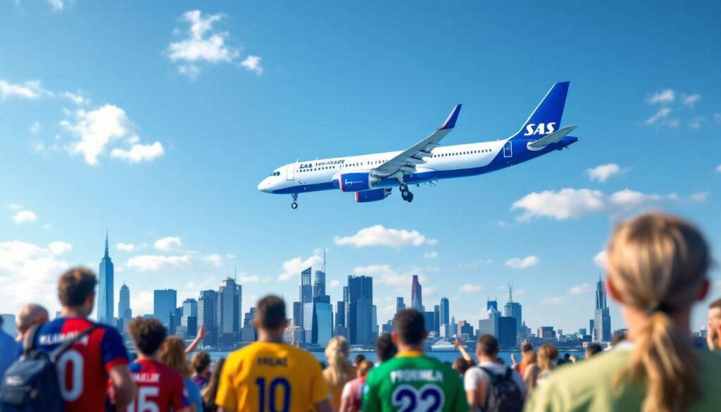 Comment SAS connecte la Scandinavie aux stades du Mondial 2026