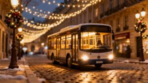 À Paris, ce tour en bus vous fait vivre la magie de Noël au cœur des illuminations… loin de la foule