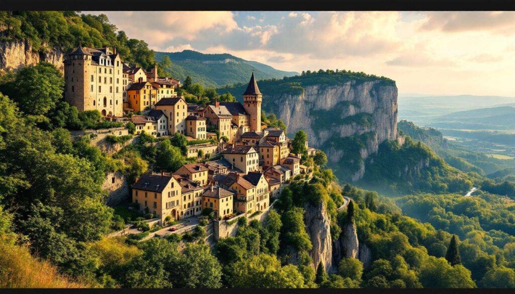 Suspendu à la falaise, ce village du Lot est l’un des plus spectaculaires de France