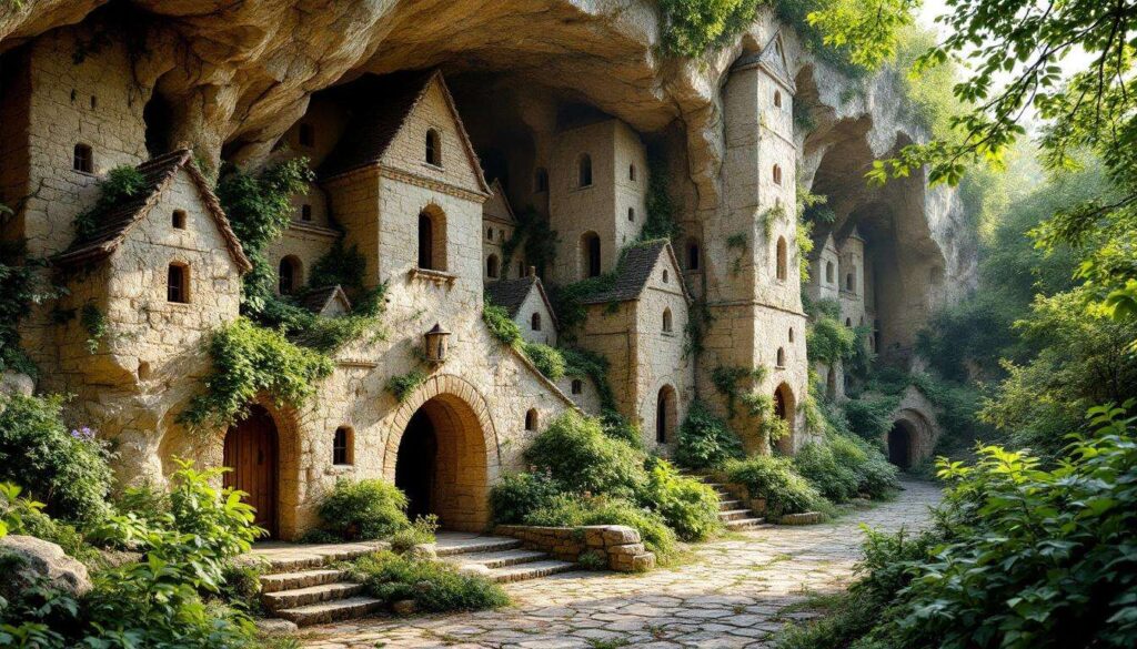 Creusé dans la pierre, ce village troglodytique du Val de Loire raconte mille ans d’histoire