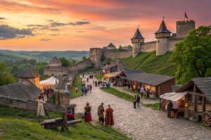 Fréquemment qualifié de “Petit Krak des Chevaliers”, ce village fortifié impressionne par son histoire vivante