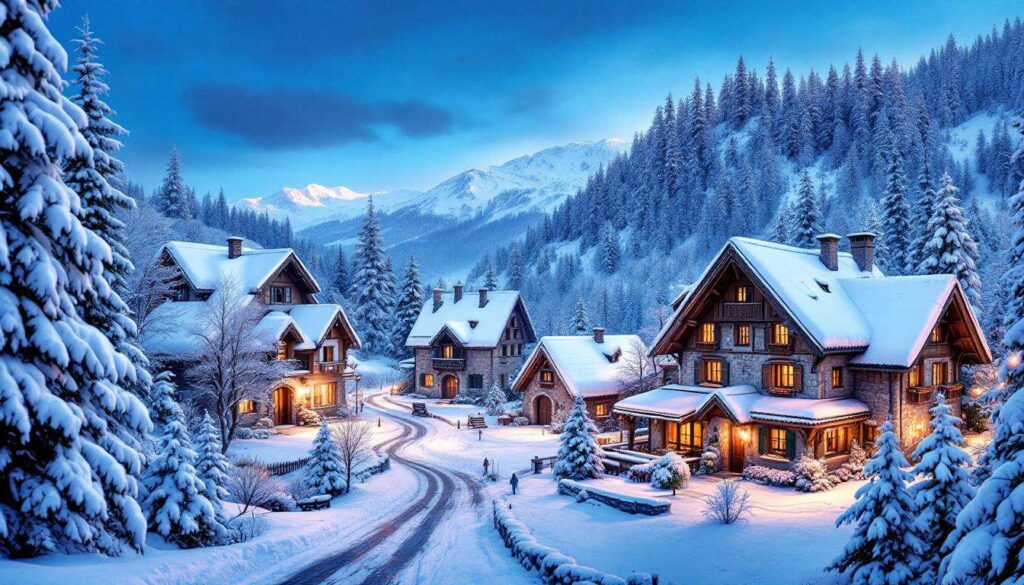 À 45 minutes de Lyon, ce hameau de montagne révèle tout son charme en hiver