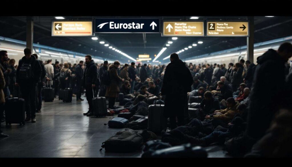Sans toilettes, ni électricité: la nuit d’enfer des passagers d’un Eurostar arrivé en gare avec 11 heures de retard