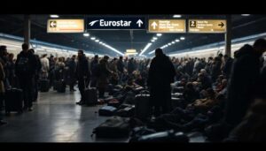 Sans toilettes, ni électricité: la nuit d&rsquo;enfer des passagers d&rsquo;un Eurostar arrivé en gare avec 11 heures de retard