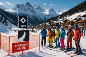 Ski : pourquoi une piste noire est fermée par un portail « propriété privée » dans cette station très fréquentée