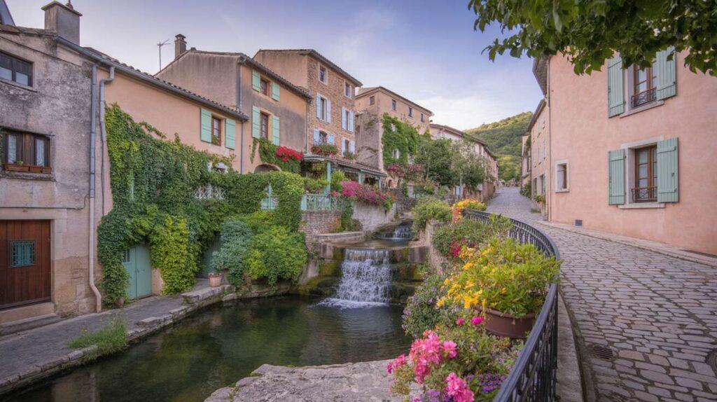 Le Var dévoile ce plus beau village de France et sa cascade qui coule au cœur du bourg