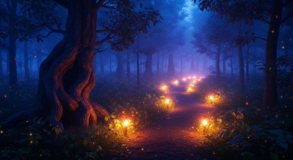 Un incroyable parcours immersif et lumineux dans une forêt enchantée à 1h45 de Lyon
